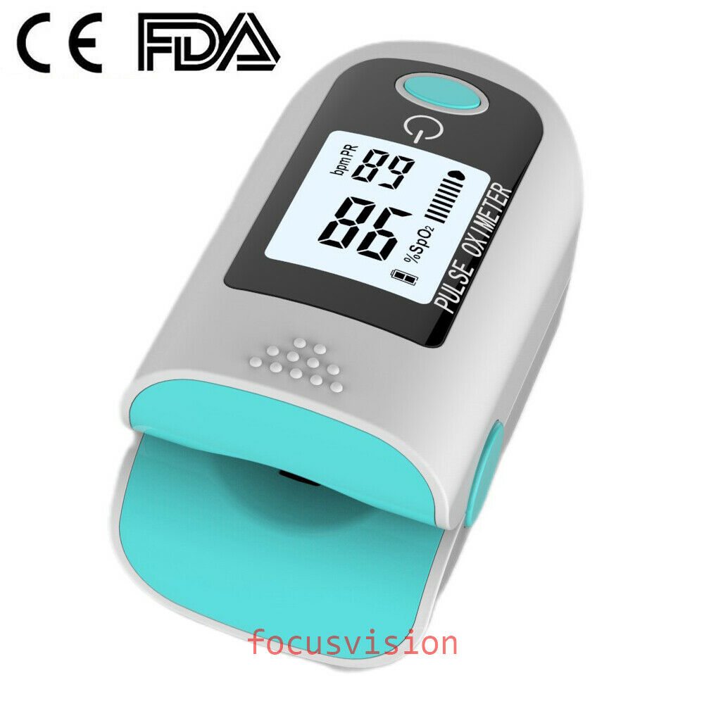 Finger Pulse Oximeter Blood Oxygen Spo2 Monitor Pr Heart Rate Monitor Fda Us