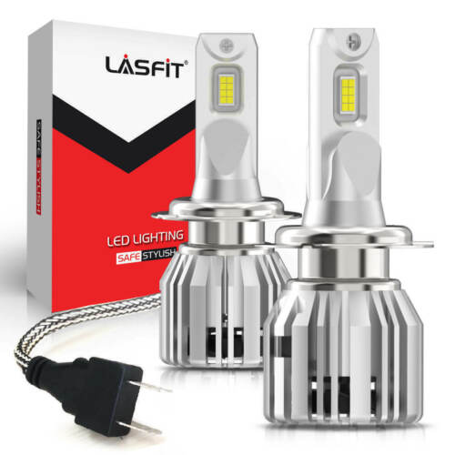 Lasfit H7 Led Headlight Bulb Conversion Kit High Low Beam Lamp 6000k Super White