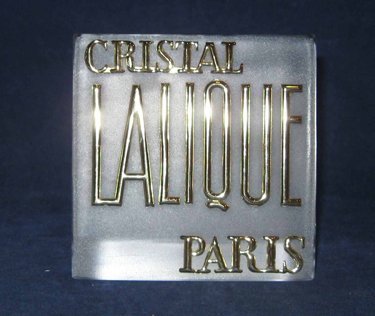 Lalique Crystal Advertising Display Sign