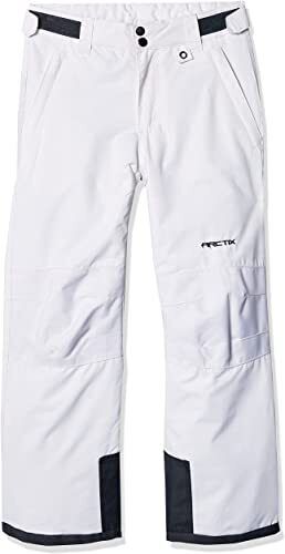 Arctix Kids Unisex Snow Pants Reinforced Knees & Seat Sz L (14-16) White 1150
