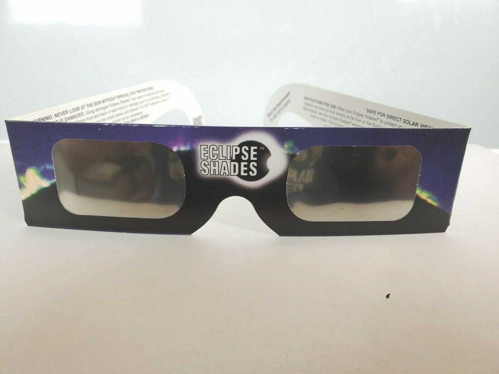 Solar Eclipse Viewing Glasses - Ce Certified Meets Iso Requirements (super Safe)