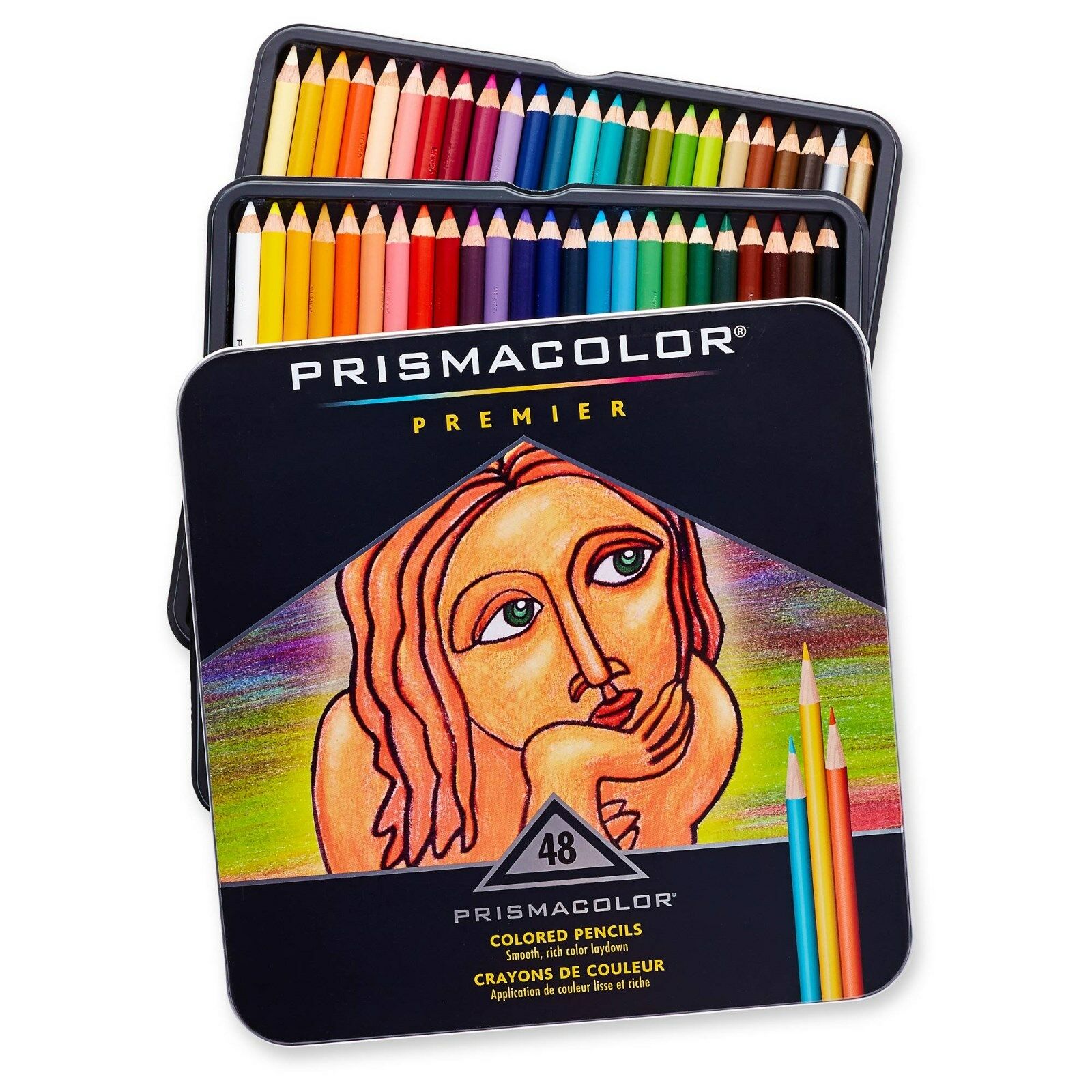 Prismacolor Premier Colored Pencils, 48 Assorted Color Pencils, New