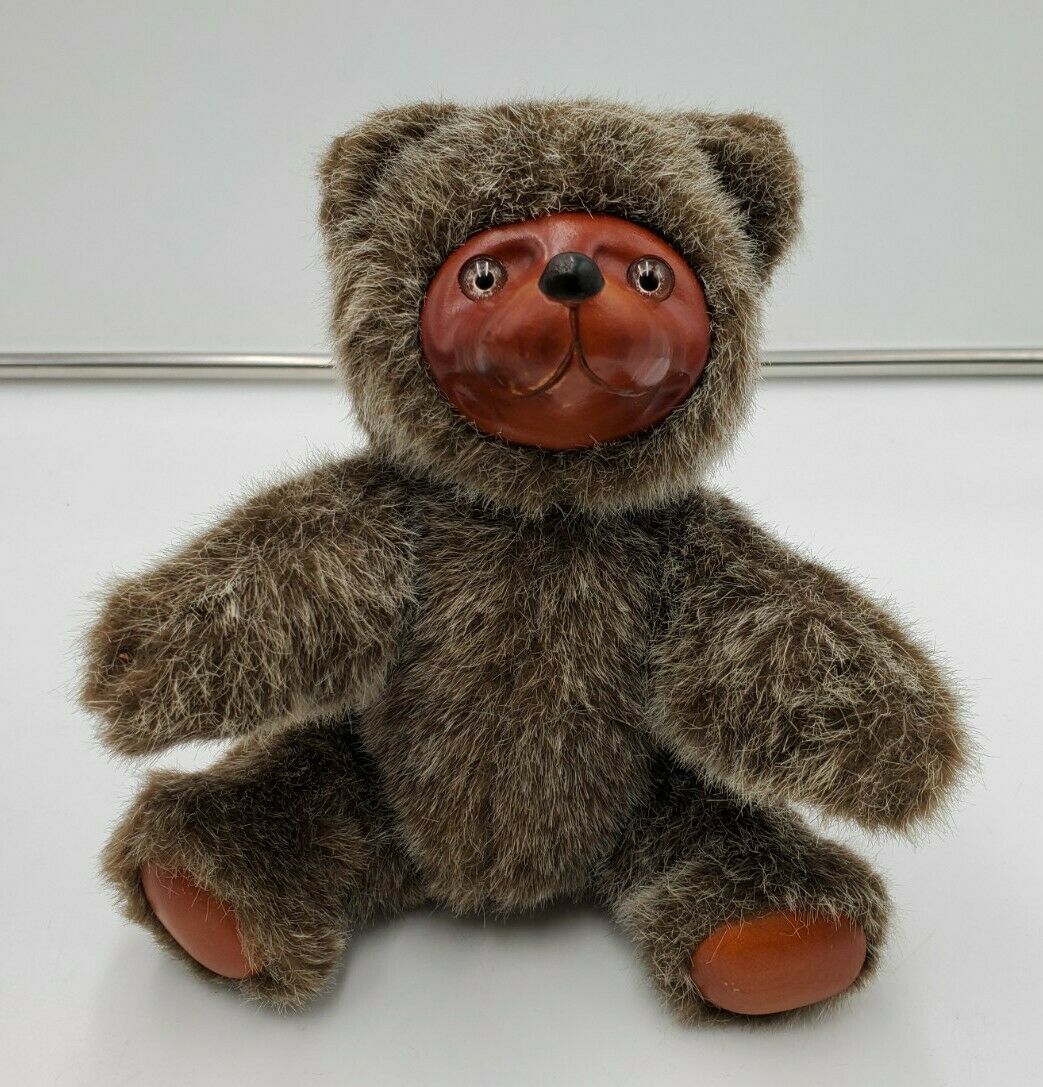 Applause Chelsea Bear Plush 15" Wood Robert Raikes 1985 Stuffed Animal